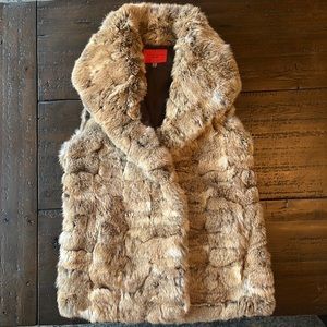 Annabelle New York rabbit fur vest